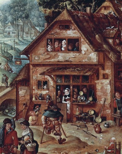 Taverna, (dettaglio) da Hans Bol