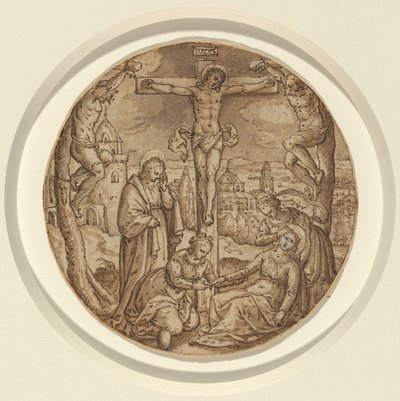 La crocifissione da Hans Bol