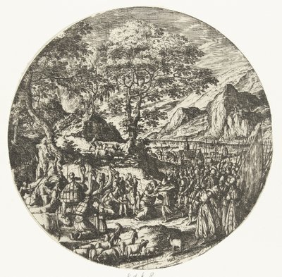 Riconciliazione tra Esaù e Giacobbe da Hans Bol