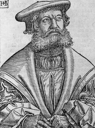 Helius Eobanus Hessus, 1534 da Hans Brosamer