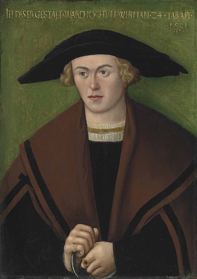 Ritratto di Jochum Wirman da Hans Brosamer