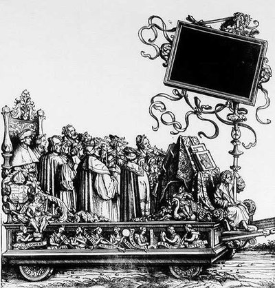 Una scena dalla Processione Trionfale di Massimiliano, c.1516-18 da Hans Burgkmair