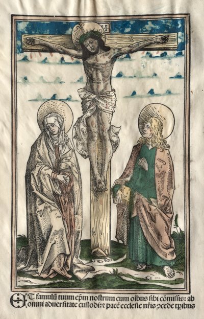 Cristo sulla croce tra Maria e Giovanni da Hans Burgkmair