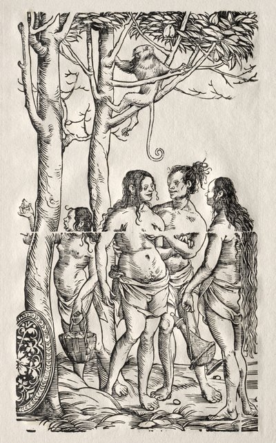 Ottentotti con mandria da Hans Burgkmair