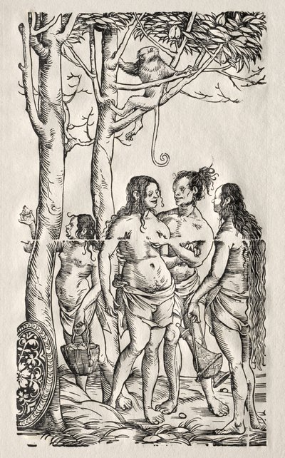 Ottentotti con mandria da Hans Burgkmair