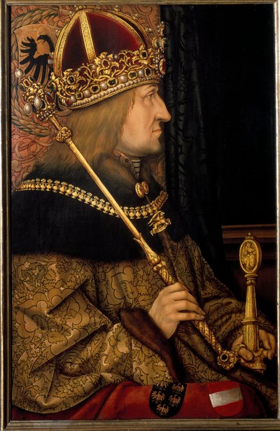 Ritratto di Federico III, Imperatore del Sacro Romano Impero detto il Pacifico da Hans Burgkmair