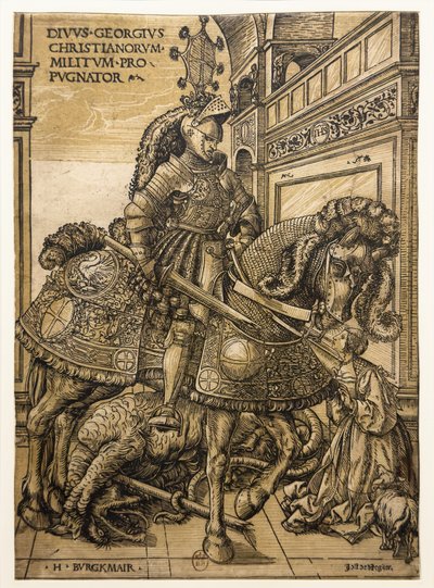 San Giorgio e il drago da Hans Burgkmair
