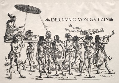 Il re di Cochin da Hans Burgkmair