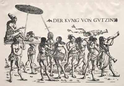Il re di Cochin da Hans Burgkmair