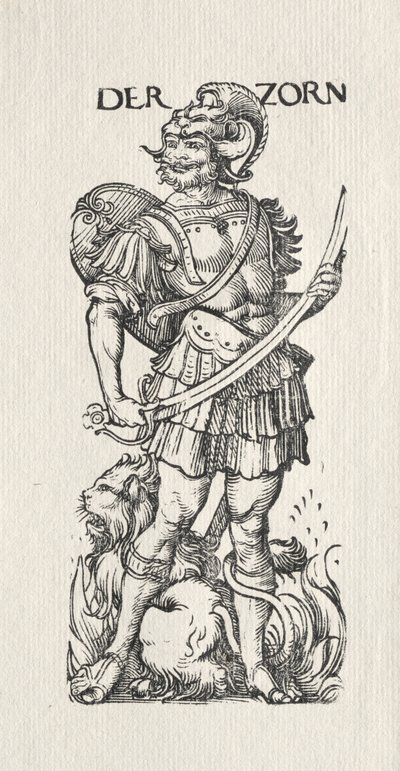 I sette vizi: Ira da Hans Burgkmair