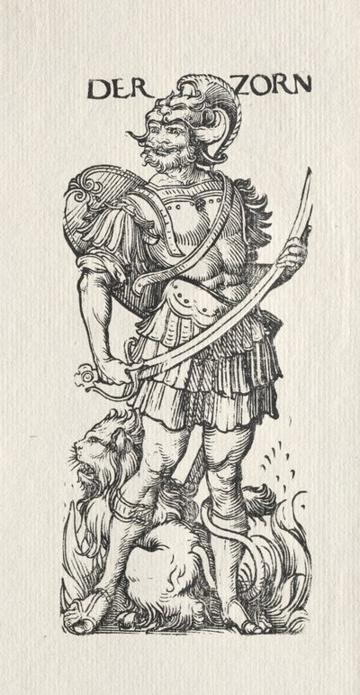I sette vizi: Ira da Hans Burgkmair