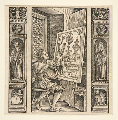 Der Geschmeidemaler da Petrarca da Hans Burgkmair the Elder