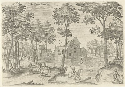 Veduta del Castello di Rivieren da Hans Collaert (I)