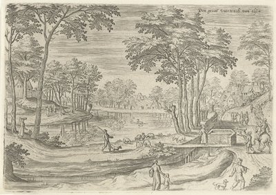 Vista del canale di Elsene da Hans Collaert (I)