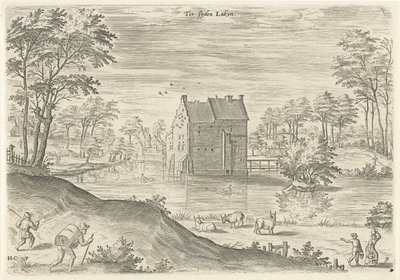 Vista del castello Coensborg a Laken da Hans Collaert (I)