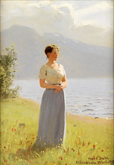 Strandheim, 1910 da Hans Dahl