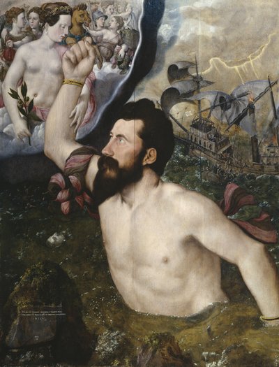 Ritratto allegorico di Sir John Luttrell, 1550 da Hans Eworth or Ewoutsz