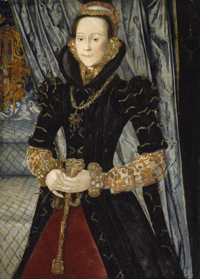 Ritratto di una signora della famiglia Wentworth da Hans Eworth or Ewoutsz