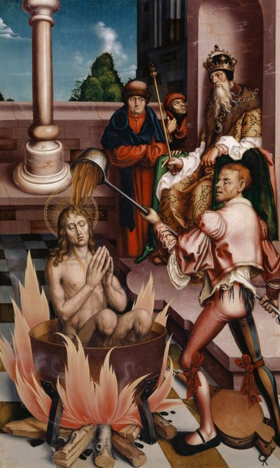 San Giovanni Evangelista nel calderone, 1514 da Hans Fries