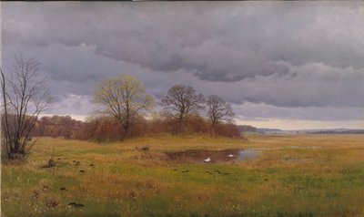 Paesaggio Primaverile con Piogge. Sud della Selandia da Hans Friis
