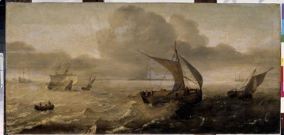 La tempesta in mare da Hans Goderis