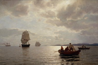 Dal fiordo di Oslo da Hans Gude