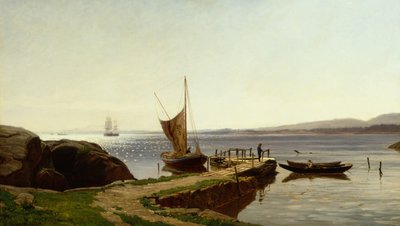 Molo di Hvaler da Hans Gude