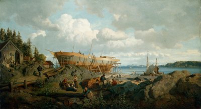 Paesaggio da Hans Gude
