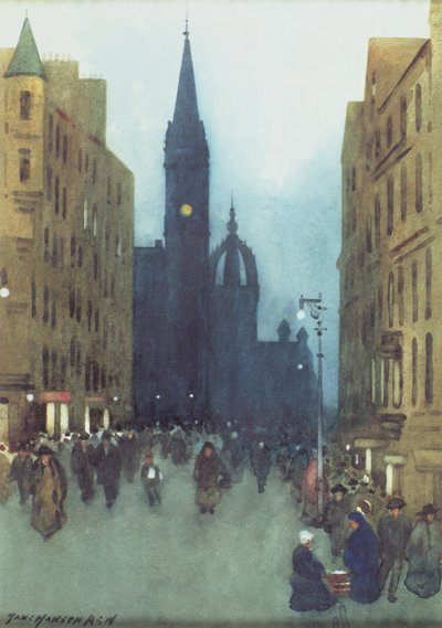 High Street, Edimburgo da Hans Hansen