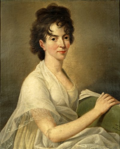 Ritratto della vedova Constanze Mozart da Hans Hansen
