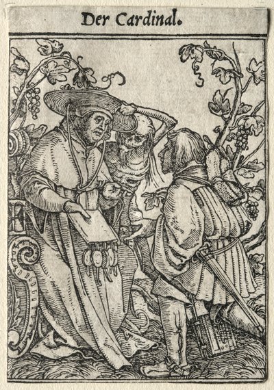 Danza della Morte: Il Cardinale da Hans Holbein