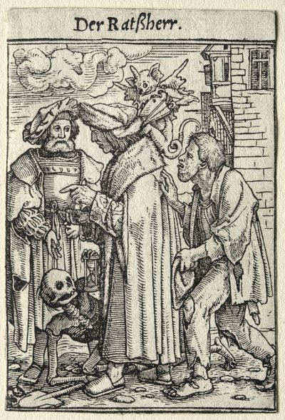 Danza della Morte: Il Consigliere da Hans Holbein