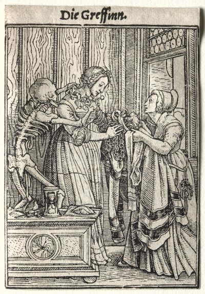 Danza della Morte: La Contessa da Hans Holbein