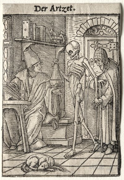 La Danza della Morte: Il Dottore da Hans Holbein