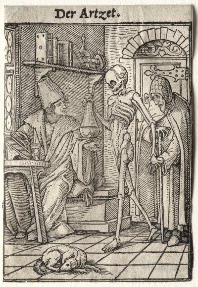 Danza della morte: Il dottore da Hans Holbein