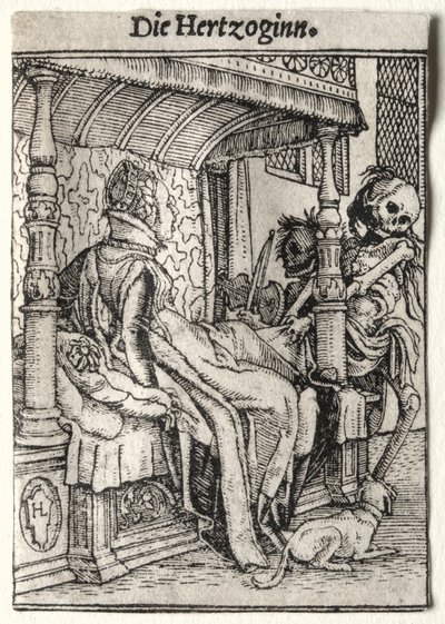 Danza della morte: La duchessa da Hans Holbein