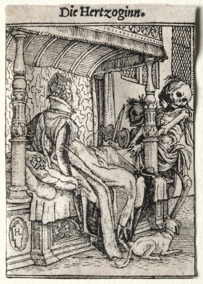 Danza della morte: La duchessa da Hans Holbein