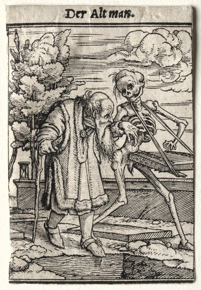 Danza della Morte: Il Vecchio da Hans Holbein