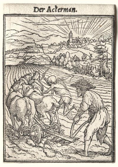 Danza della Morte: Il Contadino da Hans Holbein