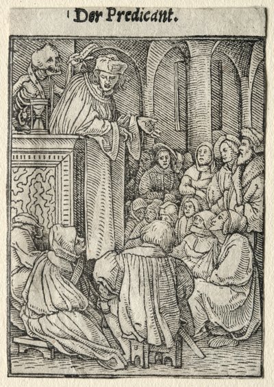 Danza della Morte: Il Predicatore da Hans Holbein