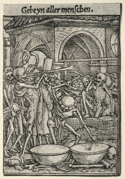 Danza della morte: I trombettieri della morte da Hans Holbein