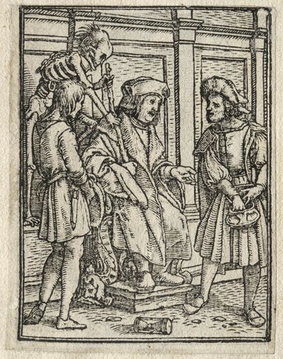 La danza della morte: Il giudice da Hans Holbein