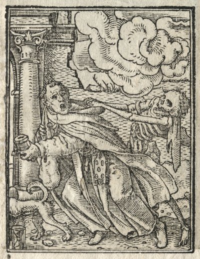La danza della morte: Il frate mendicante; La suora da Hans Holbein