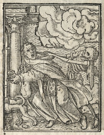 La danza della morte: Il frate mendicante, La suora da Hans Holbein