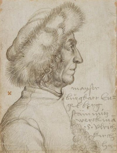 Ritratto di Burghart Engelberg, maestro costruttore ad Augusta da Hans Holbein d.Æ.