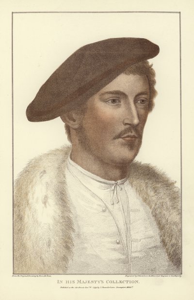Uomo anonimo da Hans Holbein der Jüngere