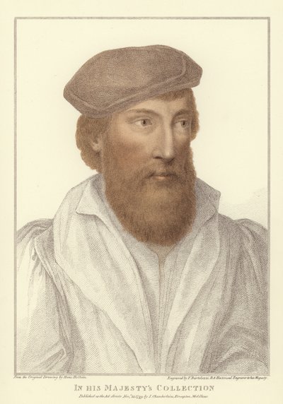 Uomo anonimo da Hans Holbein der Jüngere