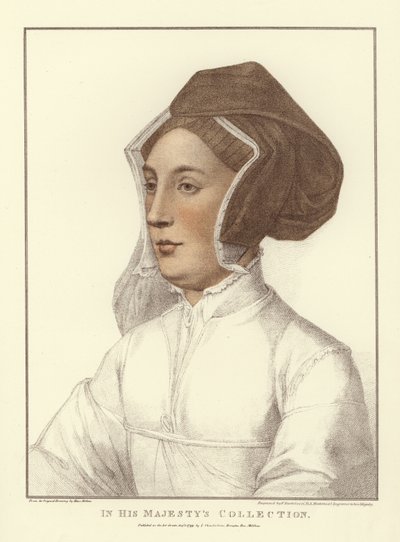 Donna anonima (acquatinta) da Hans Holbein der Jüngere