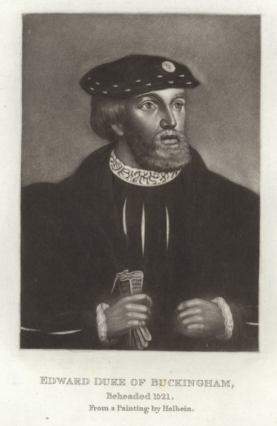 Edward Duca di Buckingham da Hans Holbein der Jüngere