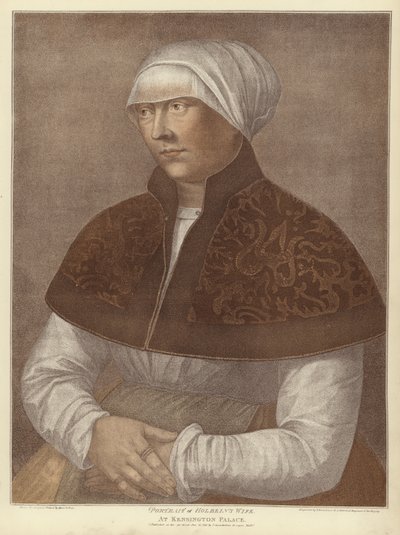 Elsbeth, la moglie di Hans Holbein da Hans Holbein der Jüngere